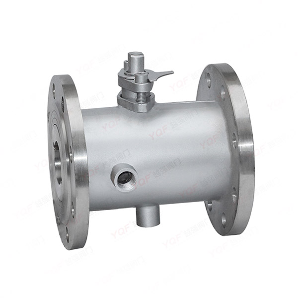 Insulated jacketed ball valve