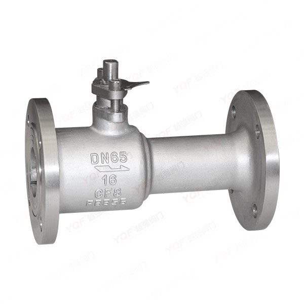 Integrated high-temperature ball valve