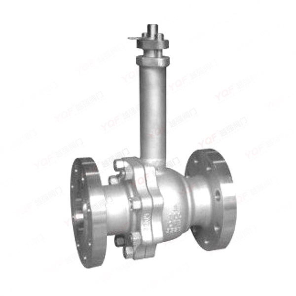 Low-temperature ball valve