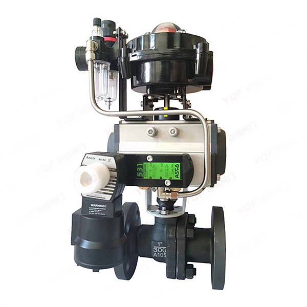 Pneumatic ball valve