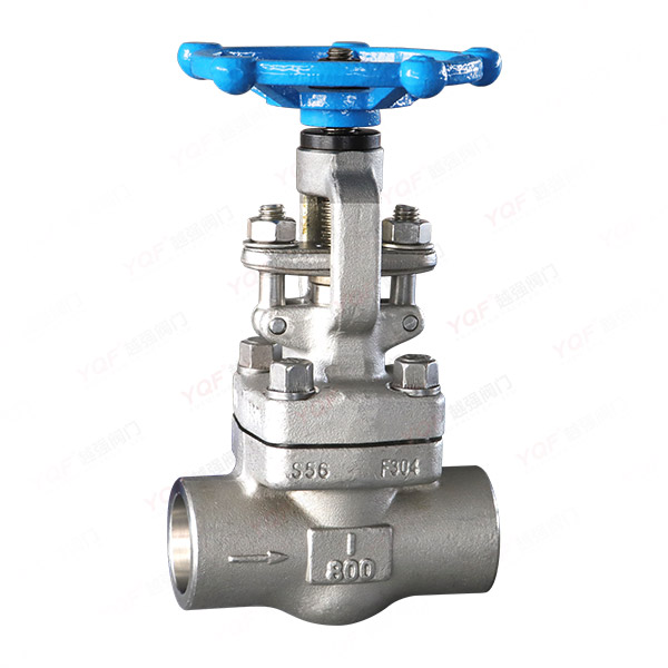 Forged steel butt-welded gate valve