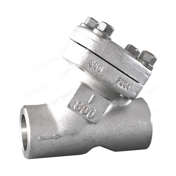 Forged steel butt-welded check valve