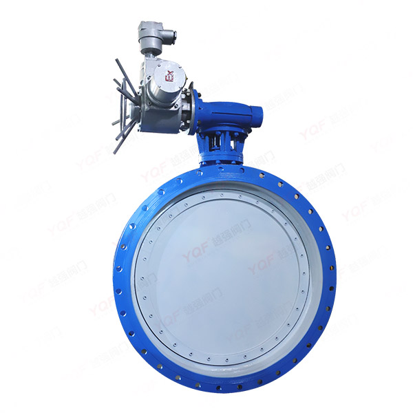 Electric flanged butterfly valve