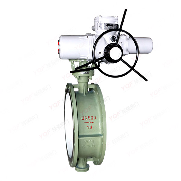Electric flanged butterfly valve