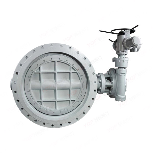 Electric flanged butterfly valve