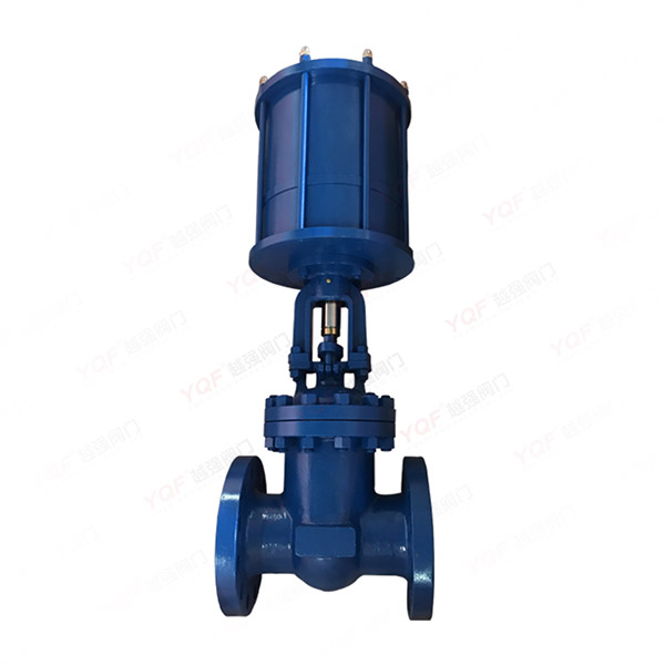 Pneumatic gate valve